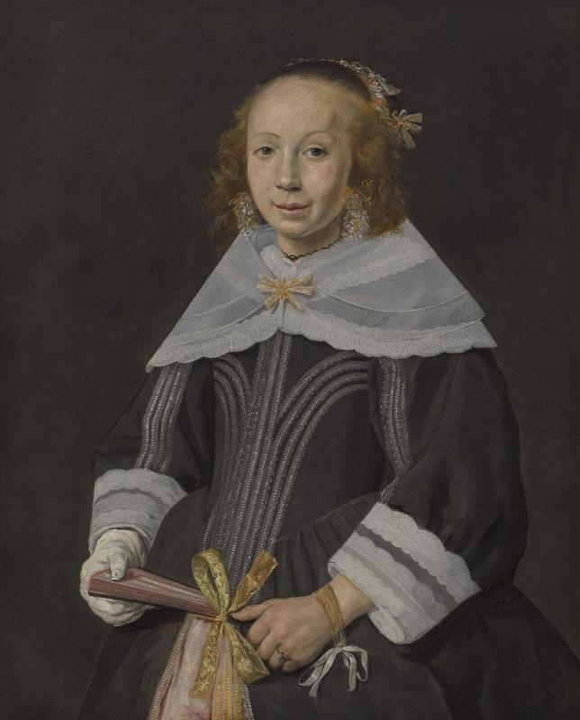 Portrait Of An Unknown Woman, 1645 Artwork by Jan Hals