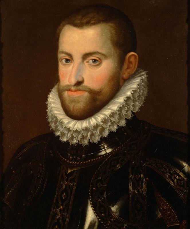 Archduke Ernst In Armor, Bust Portrait, 1580 Artwork by Martino Rota