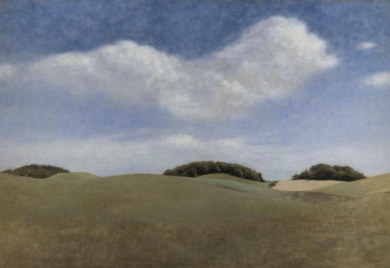 Landscape, View From Lejre, 1905 Artwork by Vilhelm Hammershøi