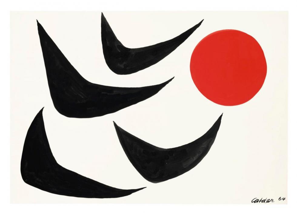 Boomerangs Flight, 1964 Artwork by Alexander Calder