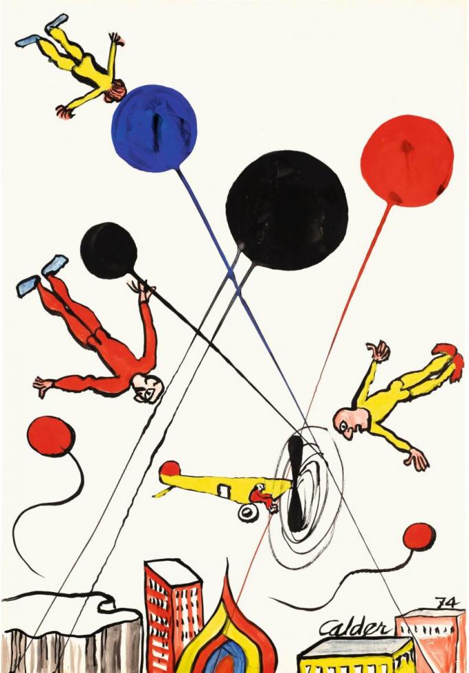 Byzance, 1974 Artwork by Alexander Calder