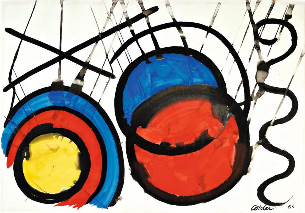 Engulfing, 1966 Artwork by Alexander Calder