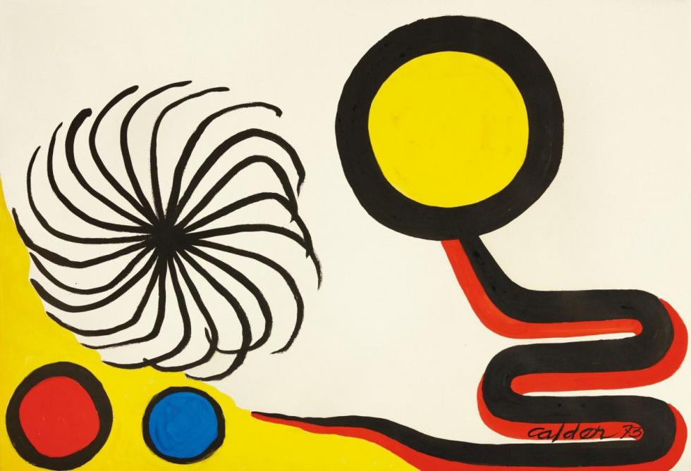 Feathery Starfish, 1973 Artwork by Alexander Calder