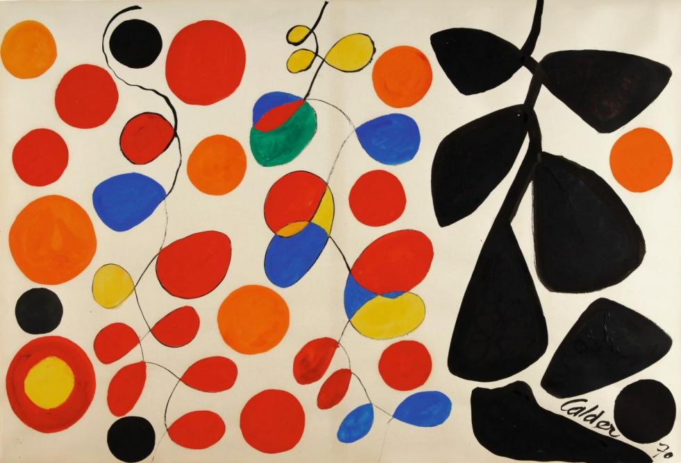 Hanging Spirals, 1970 Artwork by Alexander Calder