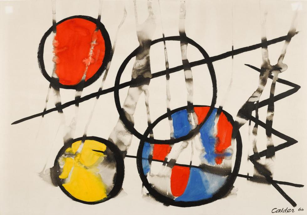 On The Spits, 1966 Artwork by Alexander Calder