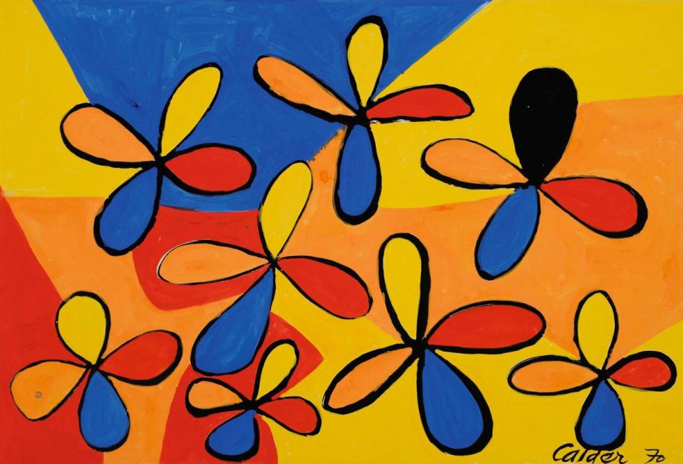 One Black Petal, 1970 Artwork by Alexander Calder