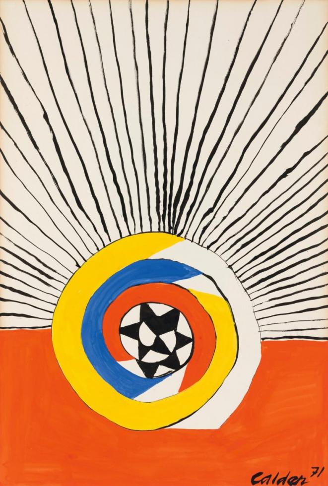 Radiating Rhythm, 1971 Artwork by Alexander Calder