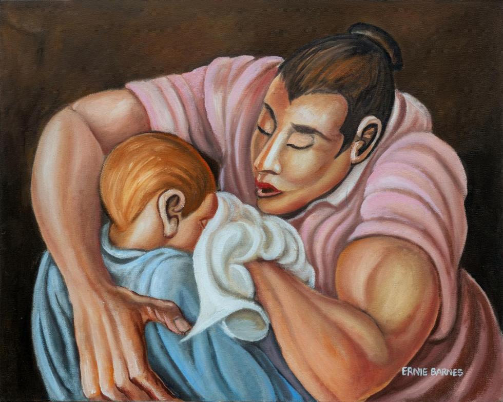 Arms Of Comfort Artwork by Ernie Barnes