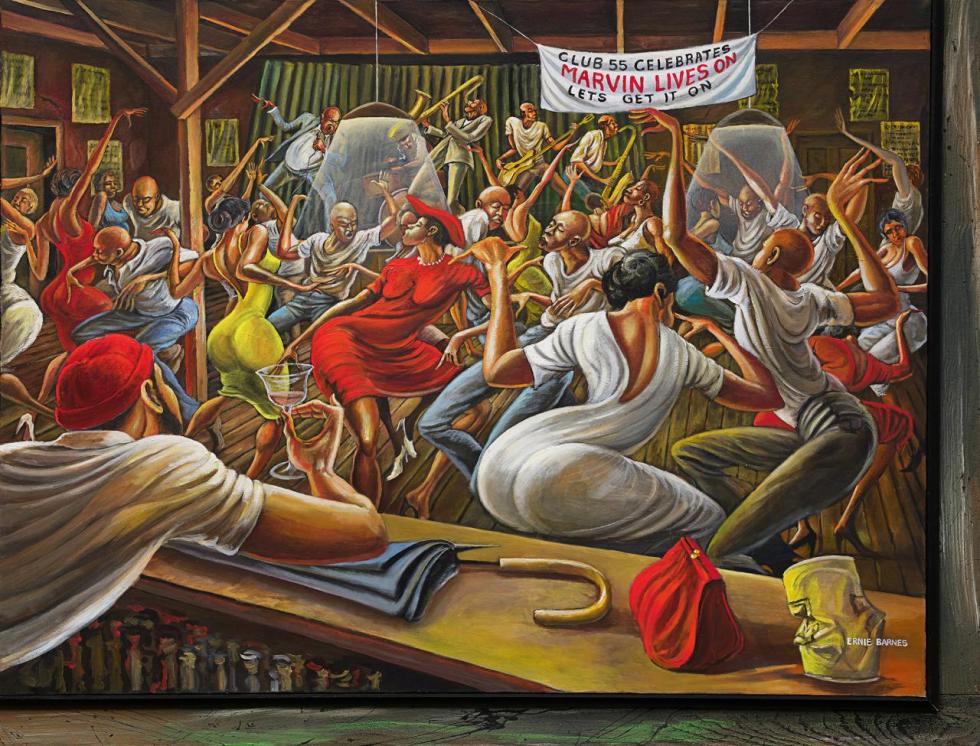 Club 55 Artwork by Ernie Barnes