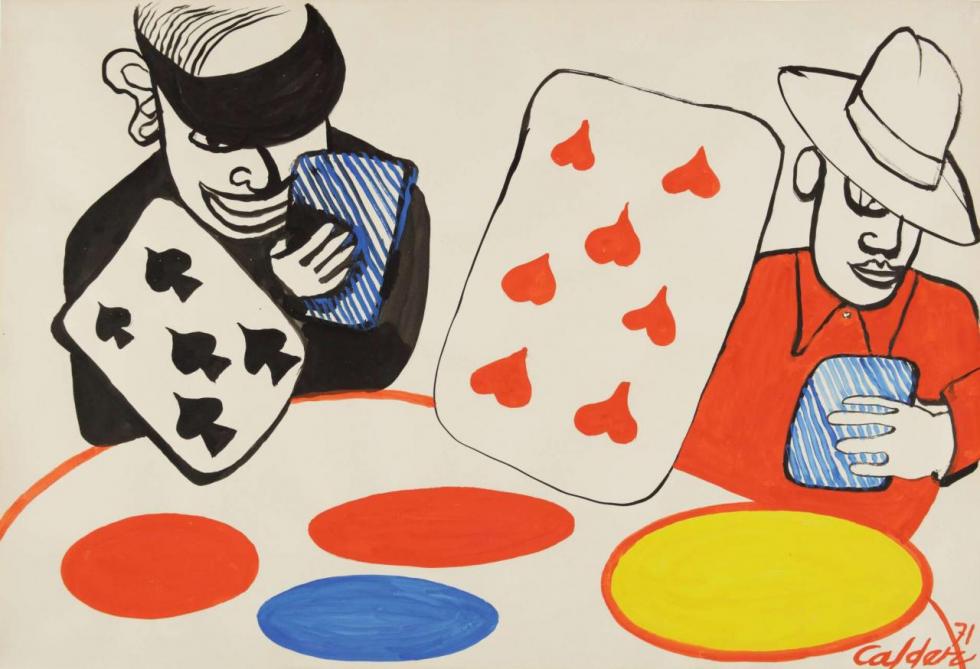 Pique Et Coeur, 1971 Artwork by Alexander Calder
