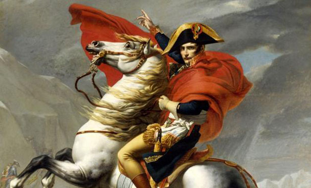 Napoleon Crossing the Alps, Artwork by Jacques-Louis David